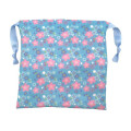 Japan Sanrio Plush Drawstring Pouch - Cinnamoroll : Sakura Kimono Blue - 2
