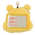 Japan Disney Store Face Pass Case with Reel - Pooh / Illustrated by Lommy - 4