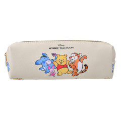 Japan Disney Store Pen Case - Pooh & Friends / Illustrated by Lommy