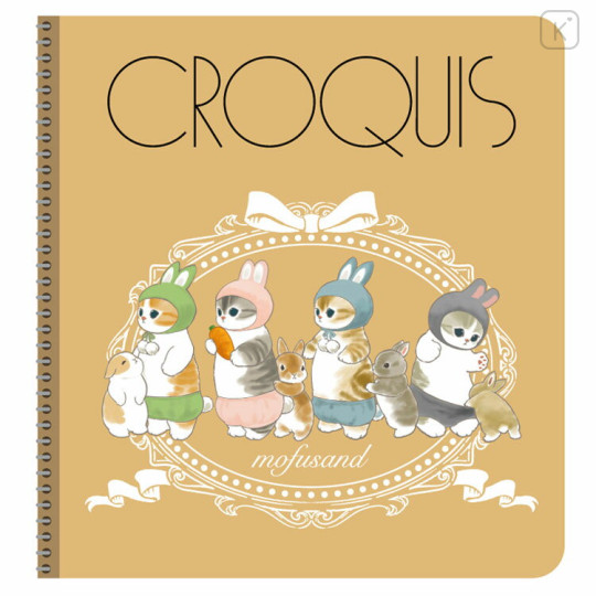 Japan Mofusand Croquis Book Sketchbook - Cat / Bunny - 1