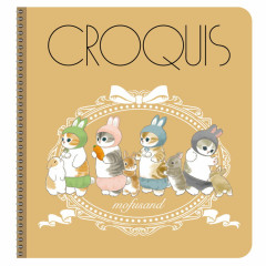 Japan Mofusand Croquis Book Sketchbook - Cat / Bunny
