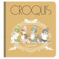 Japan Mofusand Croquis Book Sketchbook - Cat / Bunny - 1