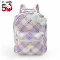 Japan Sanrio Original Backpack - Hello Kitty : Tartan 50th Anniversary - 1