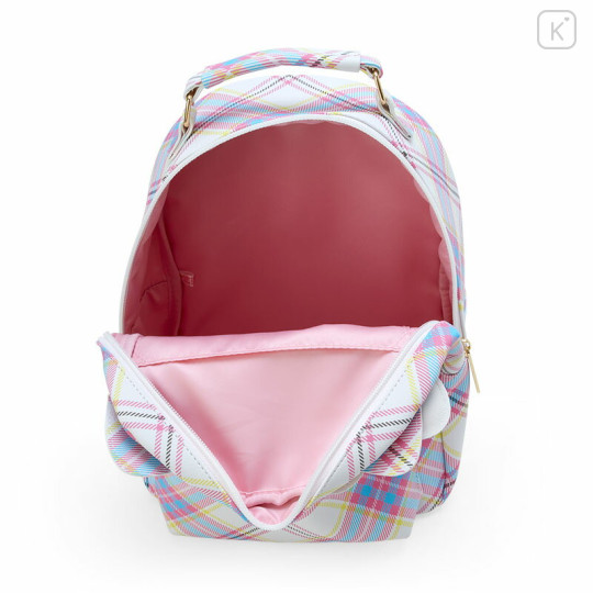 Japan Sanrio Original Backpack - Hello Kitty : Tartan 50th Anniversary - 3