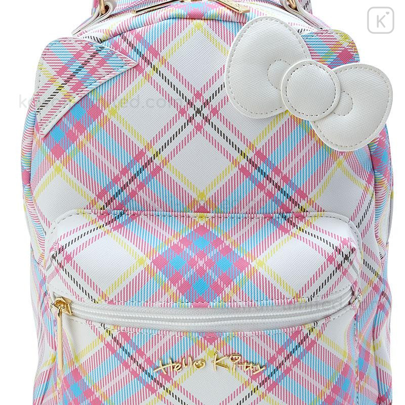 Japan Sanrio Original Backpack - Hello Kitty : Tartan 50th Anniversary ...