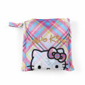 Japan Sanrio Original Eco Bag - Hello Kitty : Tartan 50th Anniversary - 2