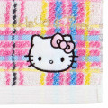 Japan Sanrio Original Petit Towel - Hello Kitty / Tartan 50th Anniversary - 2