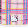 Japan Sanrio Original Face Towel - Hello Kitty / Tartan 50th Anniversary - 2