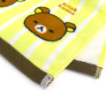 Japan San-X Jacquard Towel Handkerchief - Rilakkuma / Face / Yellow - 2