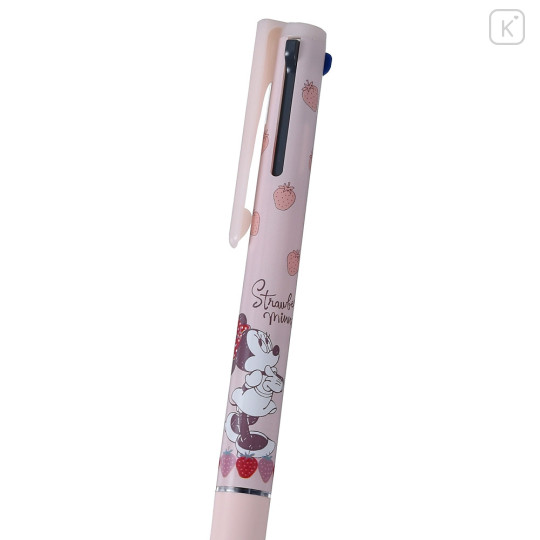 Japan Disney Store Juice Up 3 in 1 Gel Pen - Minne Mouse / Strawberry Collection - 3