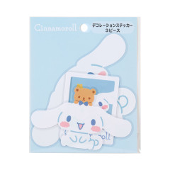 Japan Sanrio Original Decoration Sticker 3pcs Set - Cinnamoroll