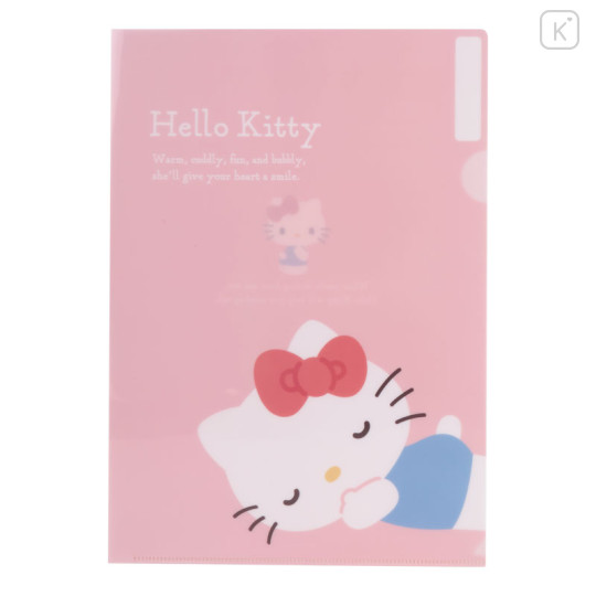 Japan Sanrio Original Clear File 3pcs Set - Hello Kitty - 3