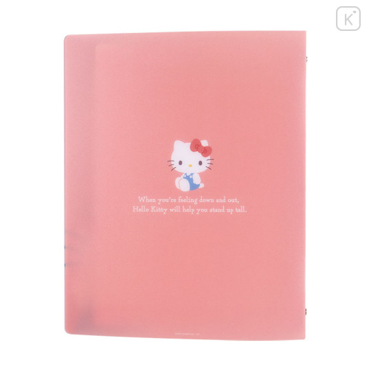 Japan Sanrio Original B5 26 Hole Binder & Loose Leaf Paper - Hello Kitty - 2