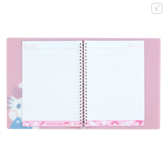 Japan Sanrio Original B5 26 Hole Binder & Loose Leaf Paper - Hello Kitty - 3