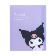 Japan Sanrio Original B5 26 Hole Binder & Loose Leaf Paper - Kuromi