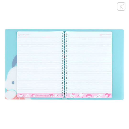 Japan Sanrio Original B5 26 Hole Binder & Loose Leaf Paper - Pochacco - 3