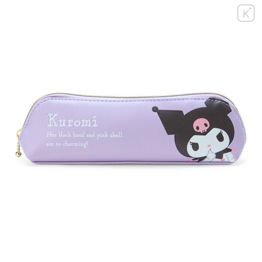 Japan Sanrio Original Slim Pencil Case - Kuromi 2024 - 1