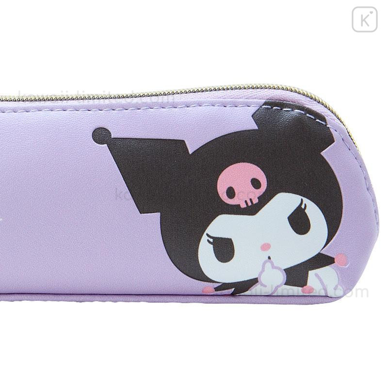 Japan Sanrio Original Slim Pencil Case - Kuromi 2024