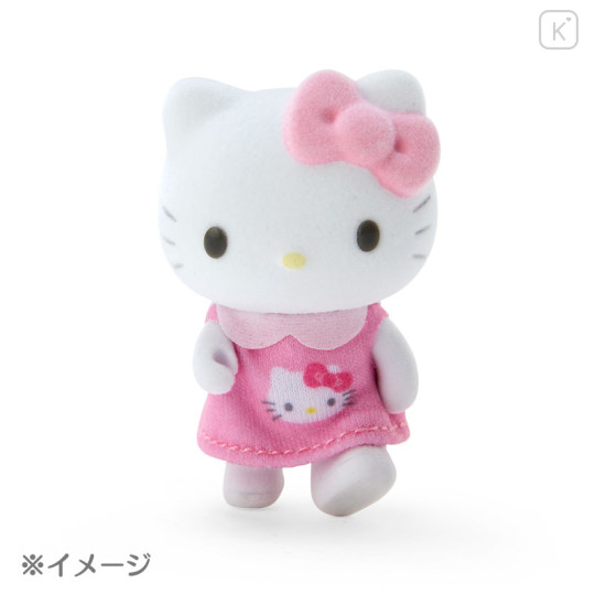 Japan Sanrio Original Flocked Doll - Hello Kitty / Pitatto Friends Mini - 5