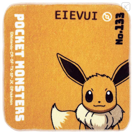 Japan Pokemon Petite Towel Handkerchief - Eevee / No.133 - 1