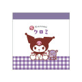Japan Sanrio Square Memo - Kuromi / Gingham - 1