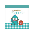 Japan Sanrio Square Memo - Hangyodon / Gingham - 1