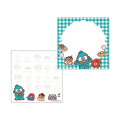 Japan Sanrio Square Memo - Hangyodon / Gingham - 2