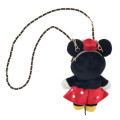 Japan Disney Store Plush Pochette Shoulder Bag - Minnie Mouse / Retro - 3
