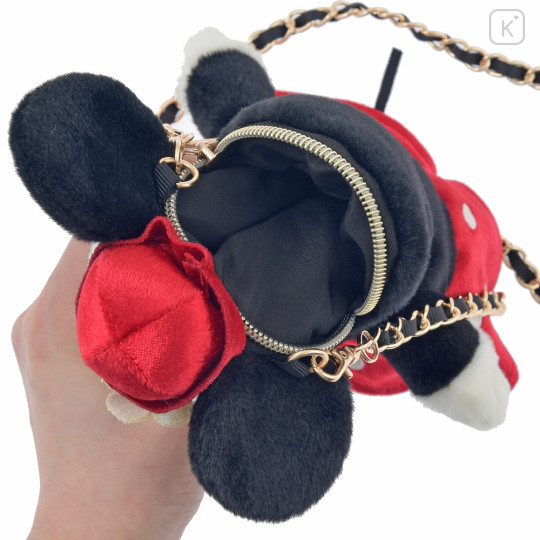 Japan Disney Store Plush Pochette Shoulder Bag - Minnie Mouse / Retro - 7