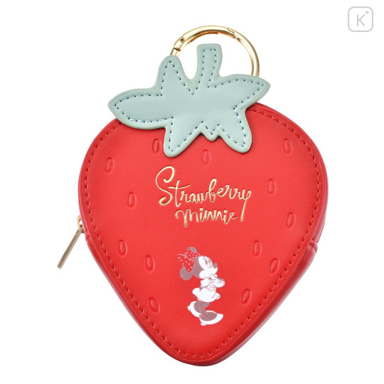 Japan Disney Store Pouch Case - Minnie Mouse : Strawberry Collection - 1