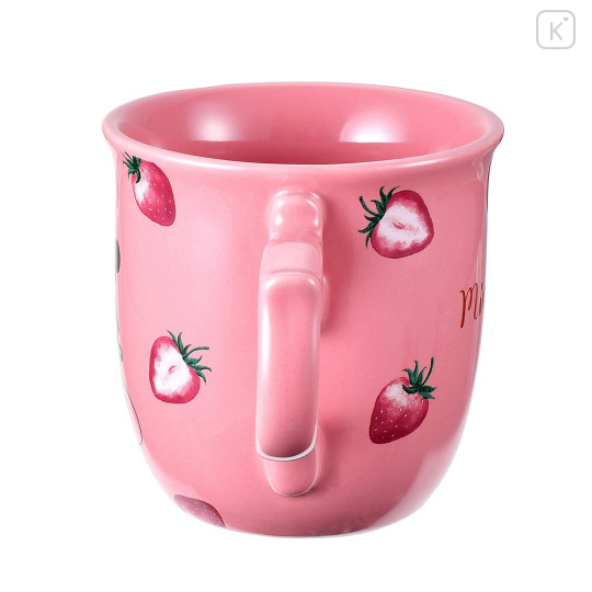 Japan Disney Store Ceramic Mug - Minnie Mouse / Strawberry Collection - 2