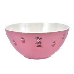 Japan Disney Store Melamine Bowl - Minnie Mouse / Strawberry Collection