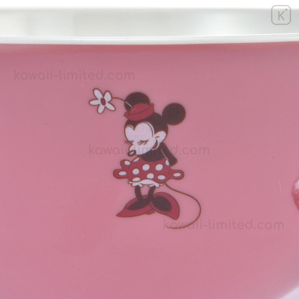 Japan Disney Store Melamine Bowl - Minnie Mouse / Strawberry Collection