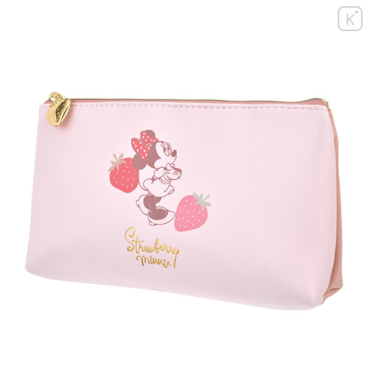 Japan Disney Store Pencil Case Pouch - Minnie Mouse / Strawberry Collection - 2