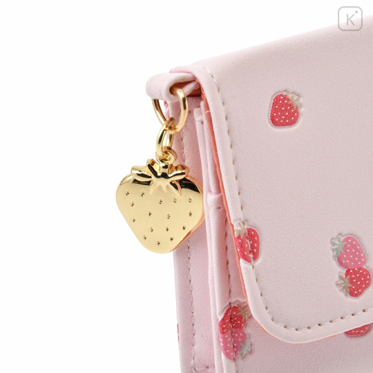 Japan Disney Store Card Holder Case - Minnie Mouse / Strawberry Collection - 5