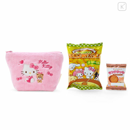 Japan Sanrio Original Sweets & Pile Pouch - Hello Kitty - 3