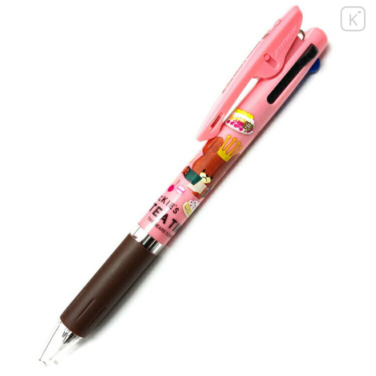 Japan The Bears School Jetstream 3 Color Multi Ballpoint Pen - Jackie : Tea Time - 1