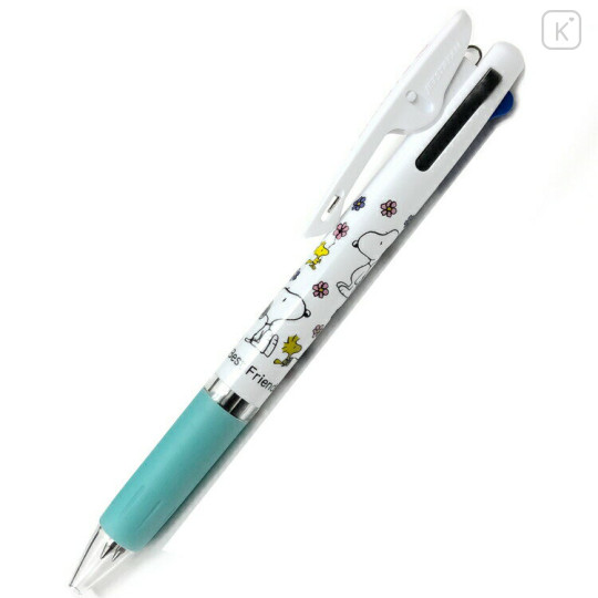Japan Peanuts Jetstream 3 Color Multi Ballpoint Pen - Snoopy & Best Friend - 1