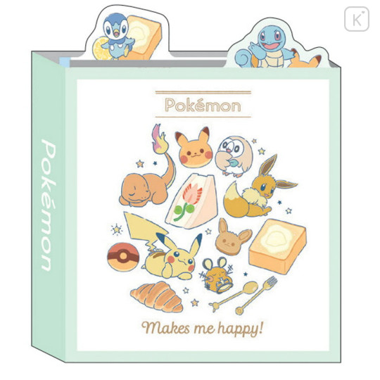 Japan Pokemon Patter Memo - Snack Time / Makes Me Happy - 1