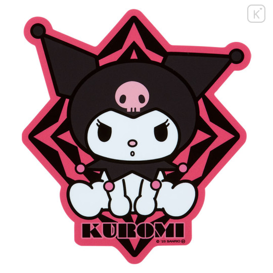 Japan Sanrio Outdoor Sticker - Kuromi / Sitting - 2