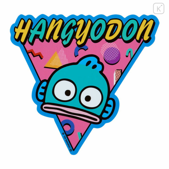 Japan Sanrio Outdoor Sticker - Hangyodon / Triangle - 2