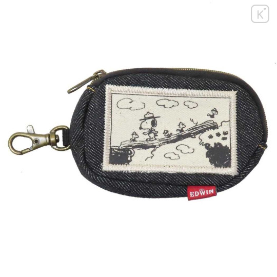 Japan Peanuts × Edwin Smart Key Case - Snoopy / Denim - 1
