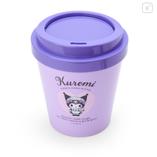 Japan Sanrio Dust Box Trash Can - Kuromi - 2