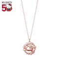Japan Sanrio × The Kiss Silver Necklace - Hello Kitty 50th Anniversary - 1
