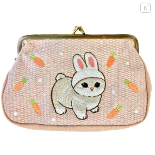 Japan Mofusand Embroidery Pouch - Cat / Rabbit - 1