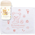 Japan San-X Towel with Case - Rilakkuma / Sweets - 1