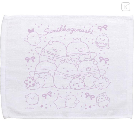 Japan San-X Towel with Case - Sumikkogurashi / Sweets - 3