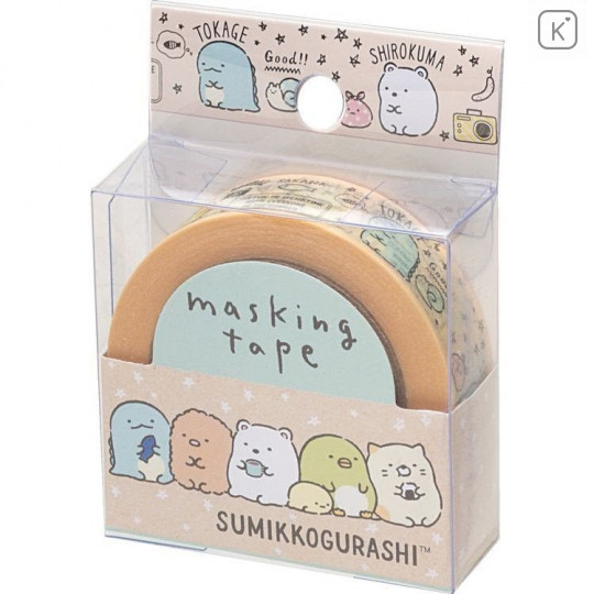 Japan San-X Washi Paper Masking Tape - Sumikko Gurashi - 1