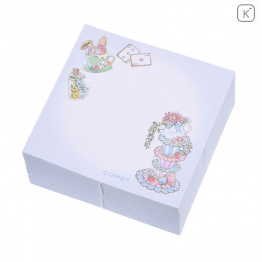 Japan Disney Store Notepad Memo Mirror Jewelry Box - Alice - 4