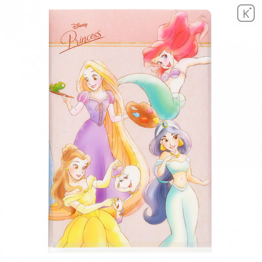 Japan Disney Store Letter Envelope Set with File - Princess - 1